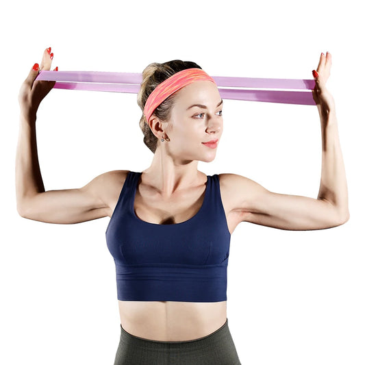 Fitness Elastic Resistance Bands for Home & Gym Workouts